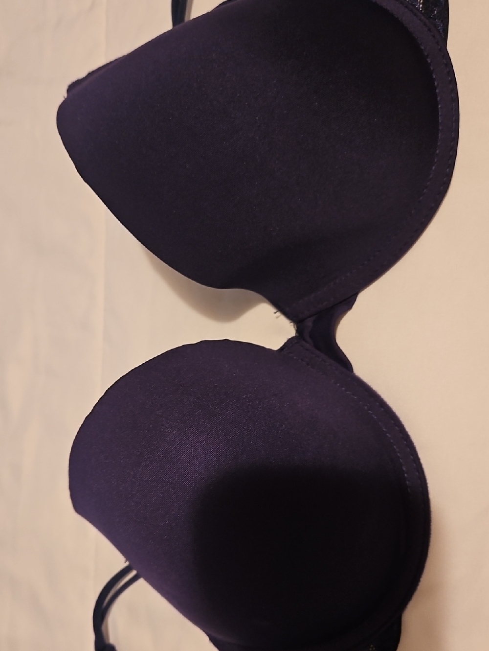 Victoria's Secret Smooth Molded Bra - Navy Purple